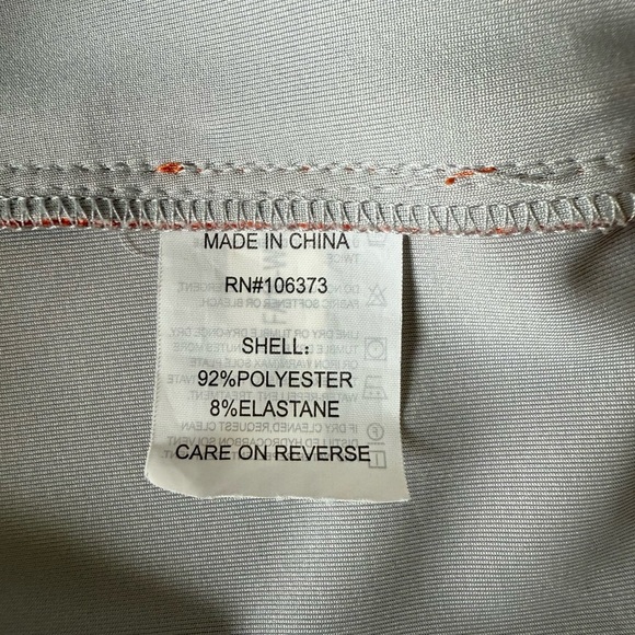 Gore Orange Quarter-Zip Men's high visibility wind breaker pullover jacket large - Picture 13 of 13